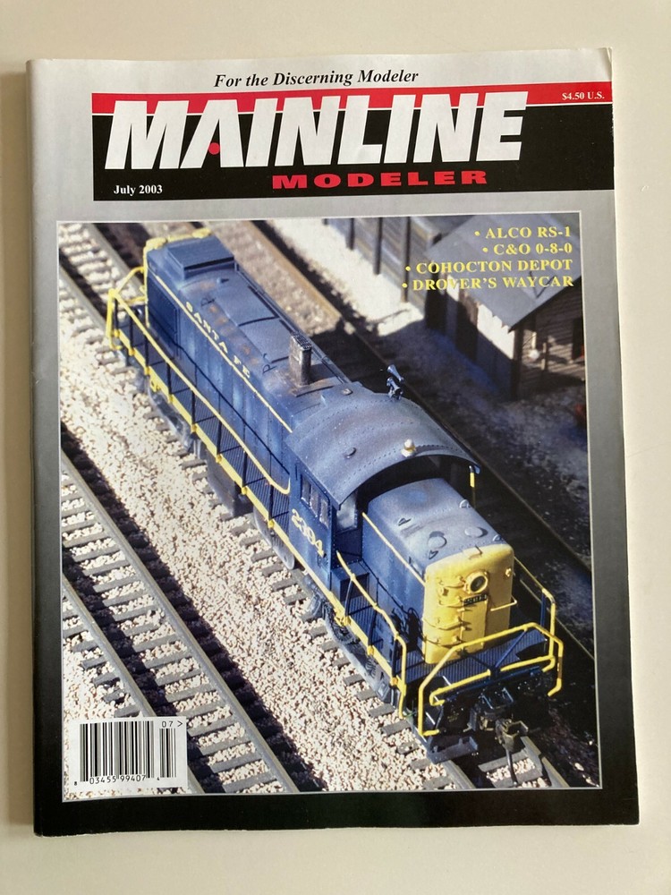 July 2003 Mainline Modeler Magazine