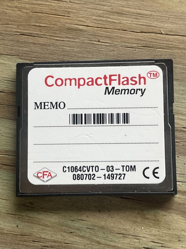 DANE-ELEC COMPACT FLASH 64MB MEMORY CARD (1A)