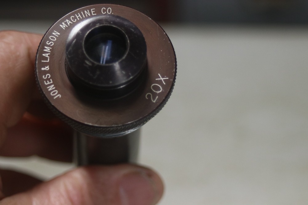 Jones & Lamson 20x Optical Comparator Objective Lens