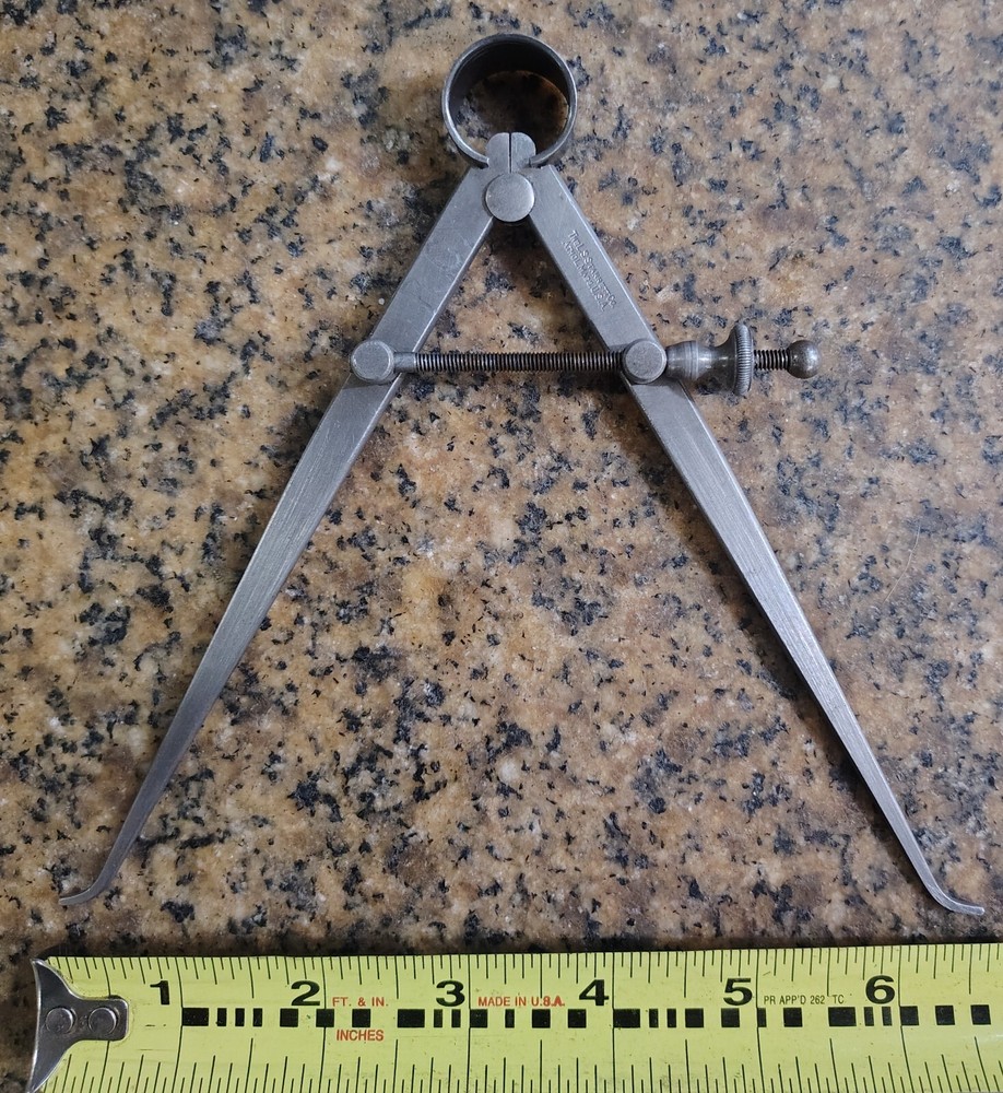🗽VINTAGE STARRETT 6" ID CALIPER