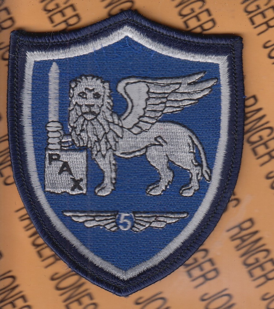 Royal Netherlands Air Force RNLAF 5th Sq  ~4" patch m/e