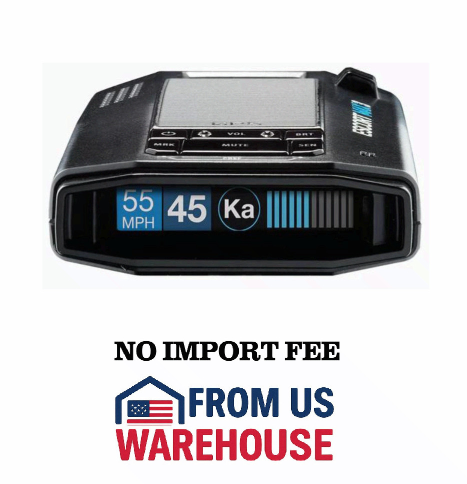 Escort MAX 3 Radar Detector GPS Bluetooth Red Light Camera Alerts