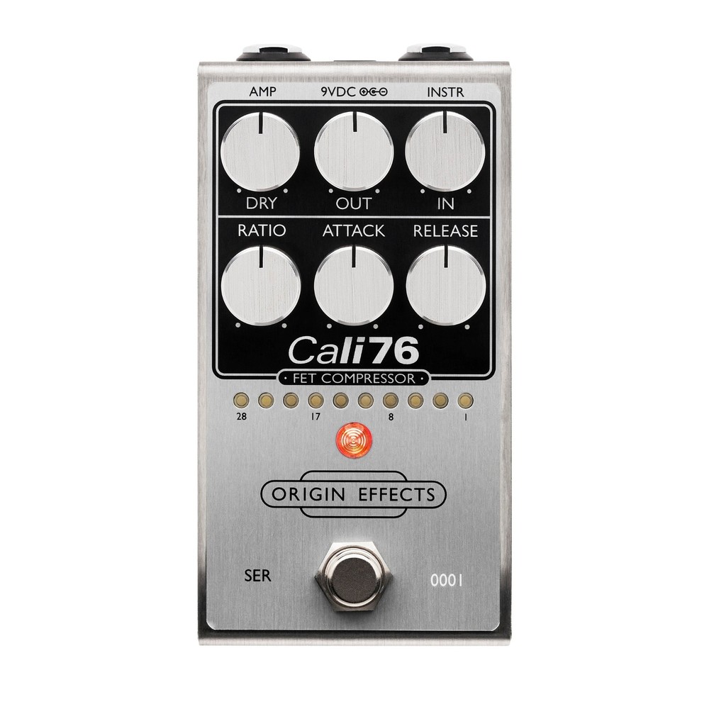 Origin Effects Cali76 FET Compressor Effects Pedal, Silver