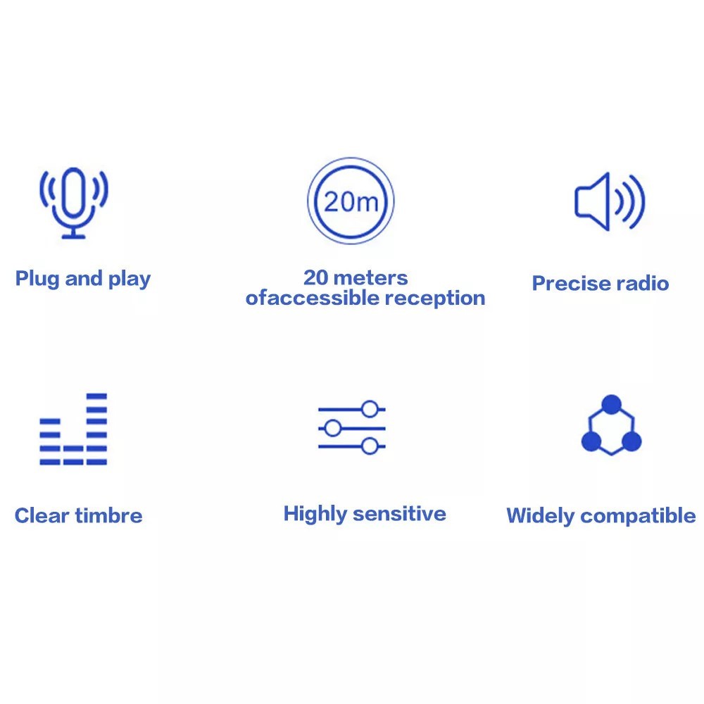 Lavalier Microphone Wireless Audio Video Recording Mini Mic For Android