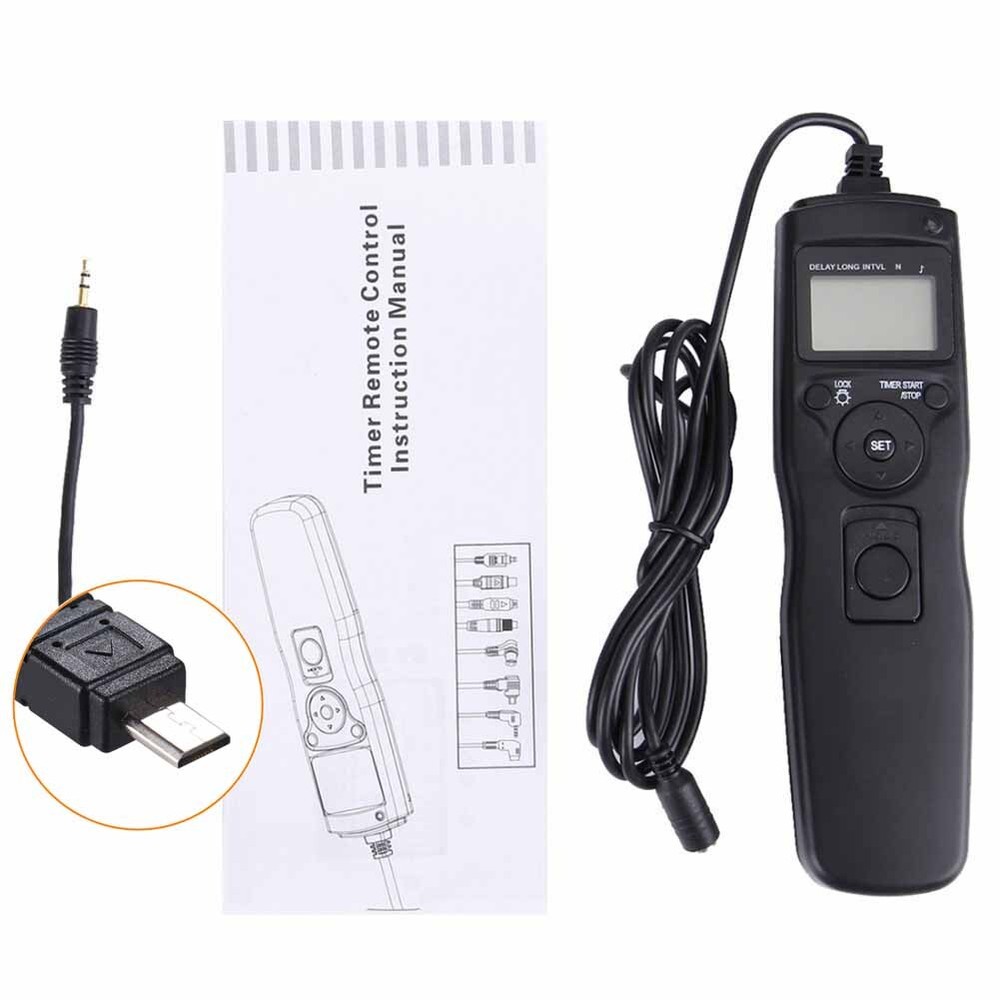 Intervalometer Timer Remote Control Shutter Release for Sony A6000 A6100 A6600