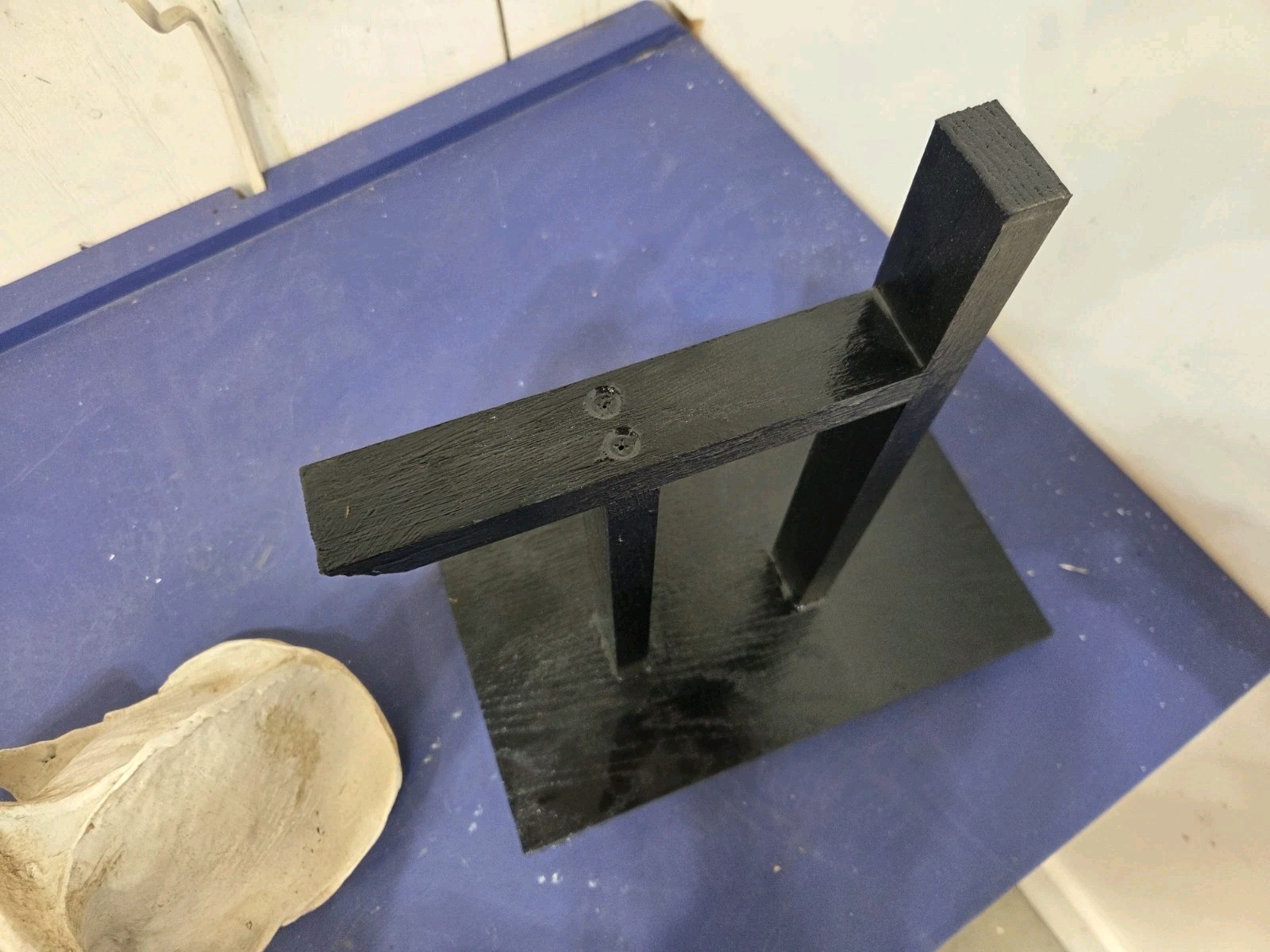 Gorilla Skull Replica Life Size, With Wood Stand.