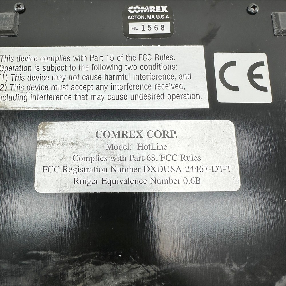 Comrex HotLine POTS Audio Codec Digital Phone Line Broadcast Interface - Red