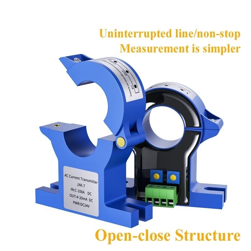 Current Transmitter Open Loop Split Core AC DC 50A 100A 500A 1000A Hall Sensor