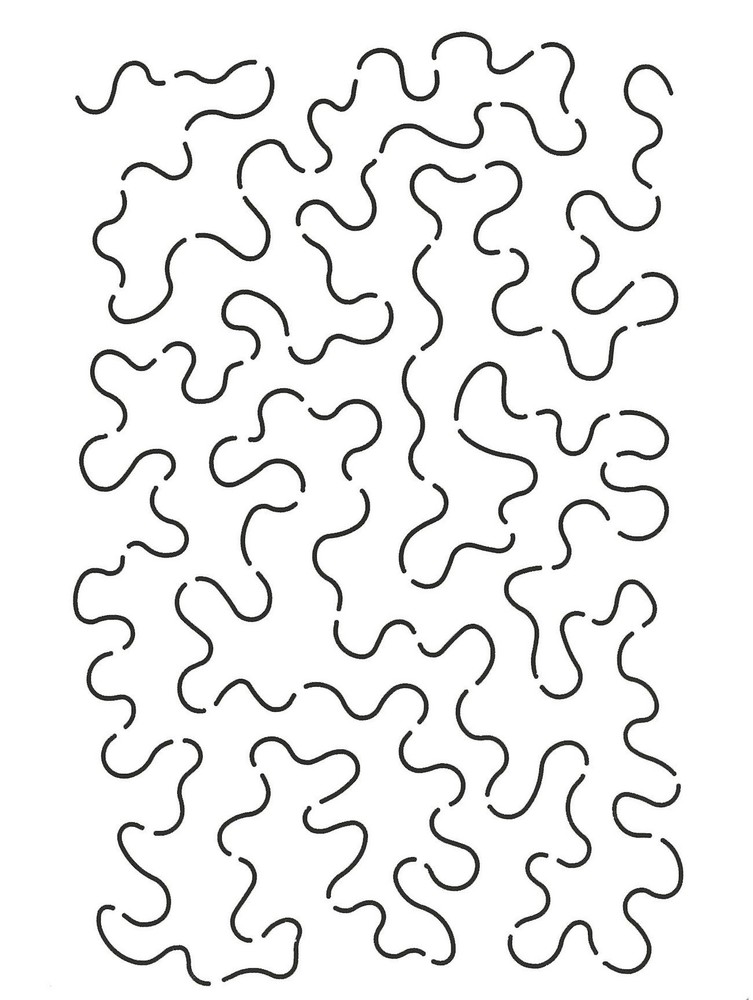 Stipple Design Quilting Stencil