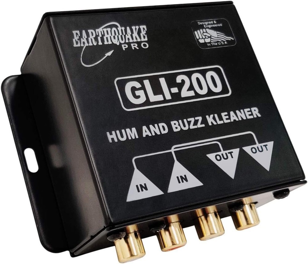 Ground Loop Isolator RCA Hum Buzz Eliminator for Audio Systems