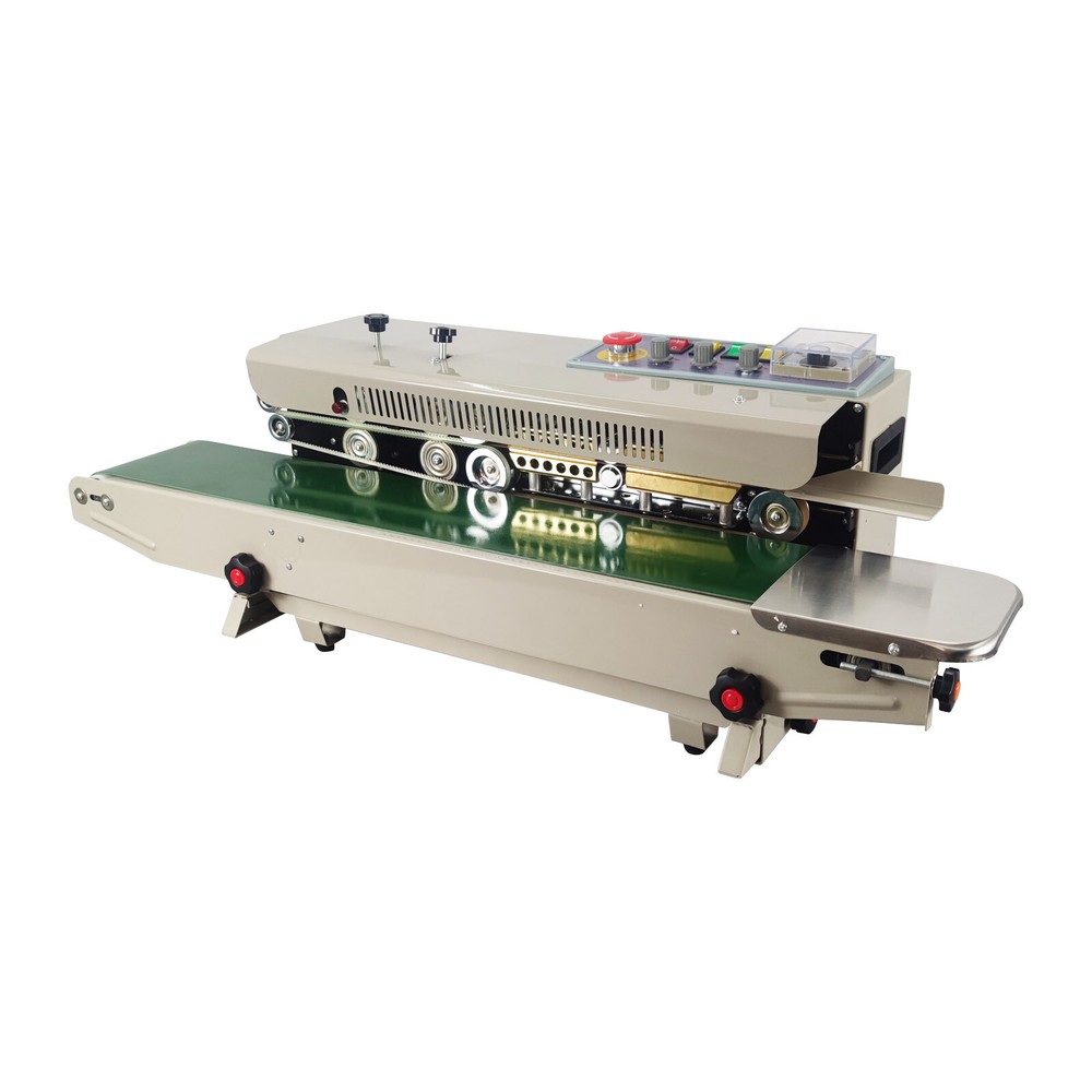 FRD-1000-II Quick Continuous Bag Sealing Machine Horizontal w/ Printed Character