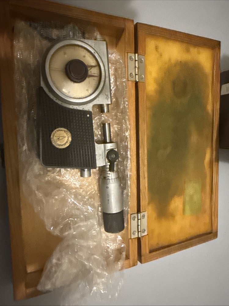 Steinmeyer Feinmess Suhl Indicating Micrometers 0-1" & 1-2" .0001"