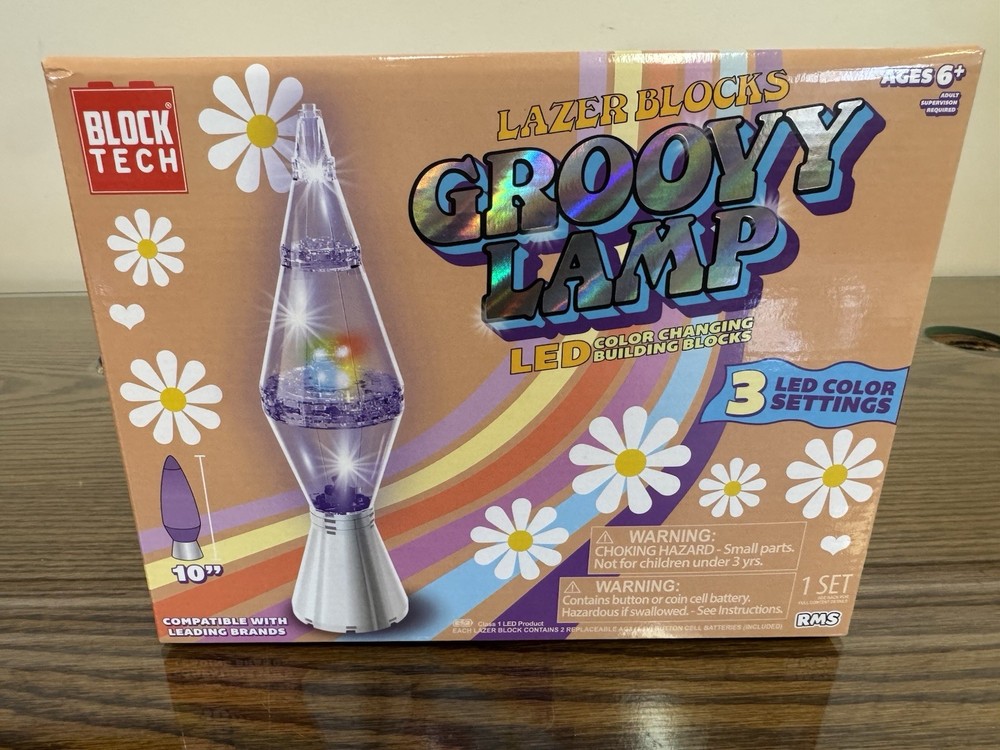 LAZER Block Groovy Lamp Block Tech.