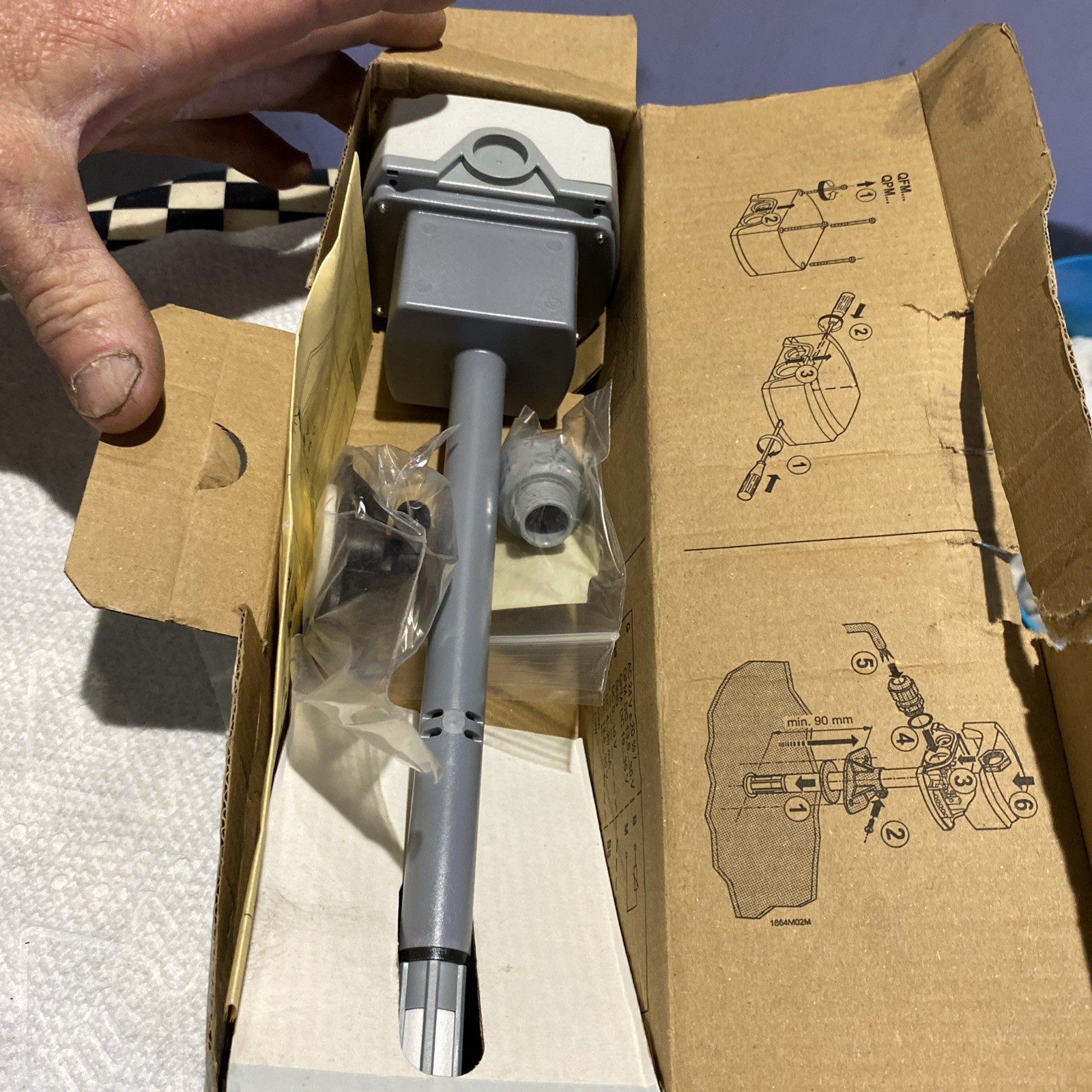 SIEMENS QPM2162 DUCT AIR QUALITY SENSOR  NEW OPEN BOX