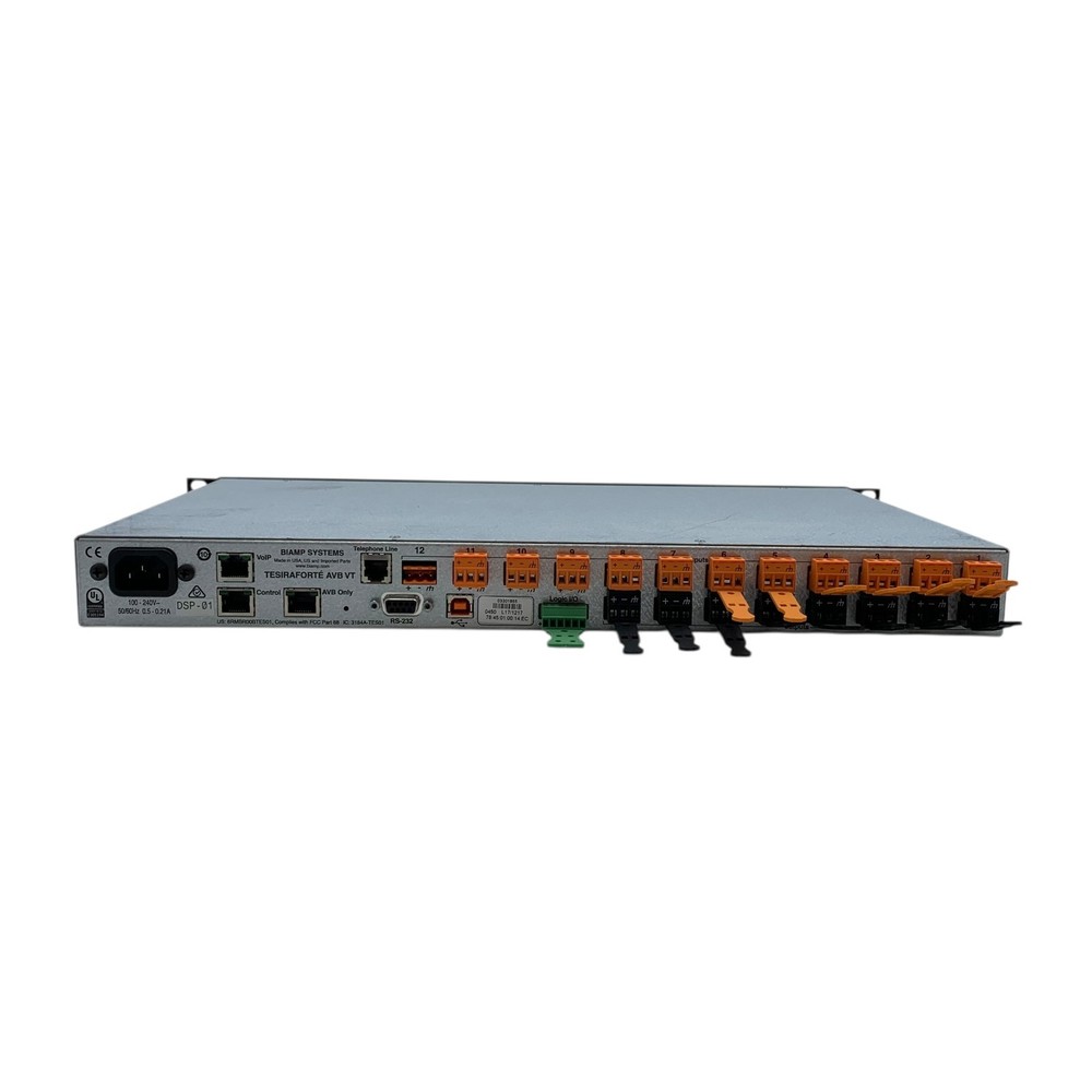 BIAMP TESIRAFORTE AVB VT DIGITAL AUDIO SIGNAL PROCESSOR
