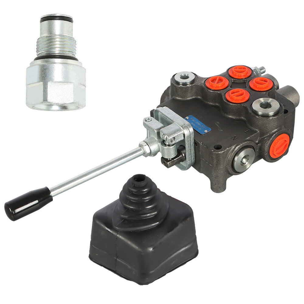 Hydraulic Directional Control Valve 2 Spool 21GPM w/Joystick / conversion plug