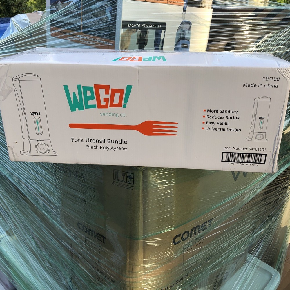 We Go 54101101 Polystyrene Fork - BK (1000/Carton) New