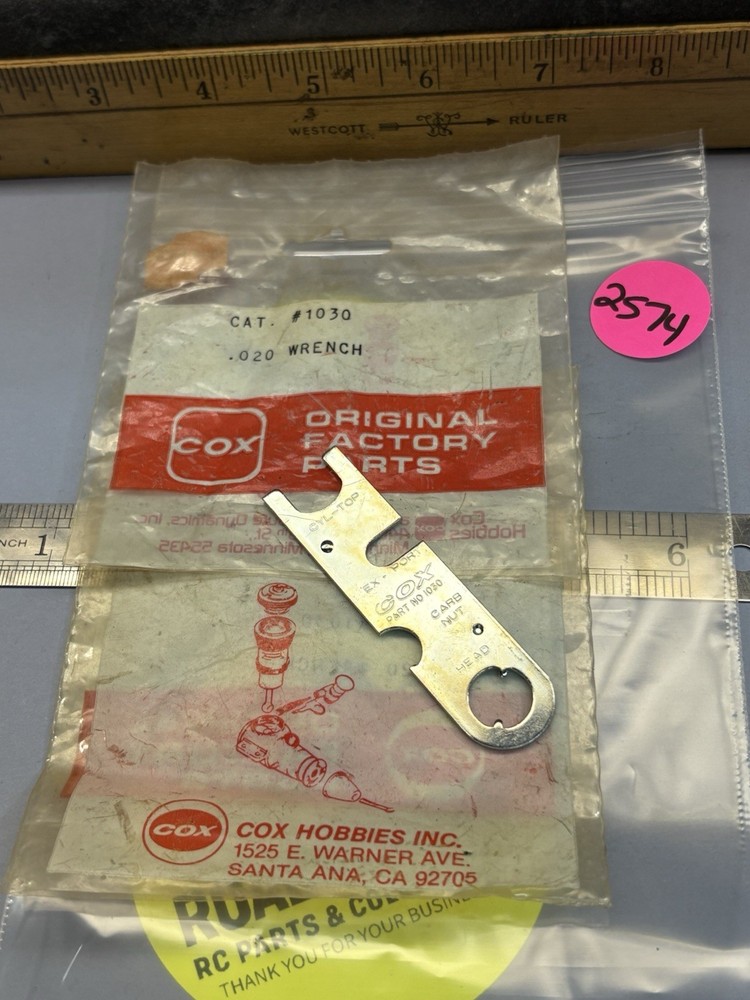 VINTAGE COX 1030 .020 WRENCH / 1pc.