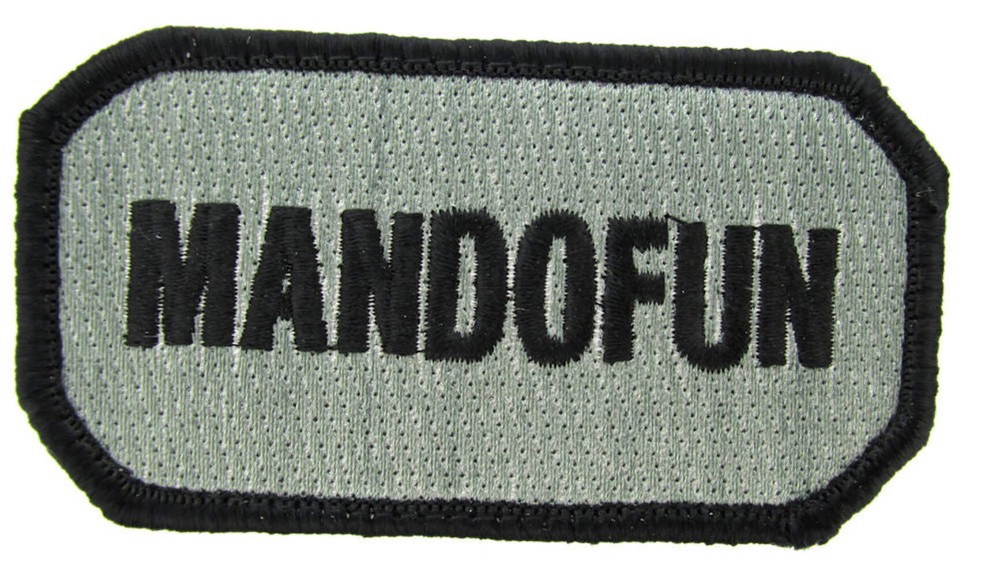 CLEARANCE - MANDOFUN Morale Patch - Various Colors