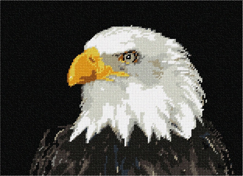Eagle Needlepoint Kit or Canvas