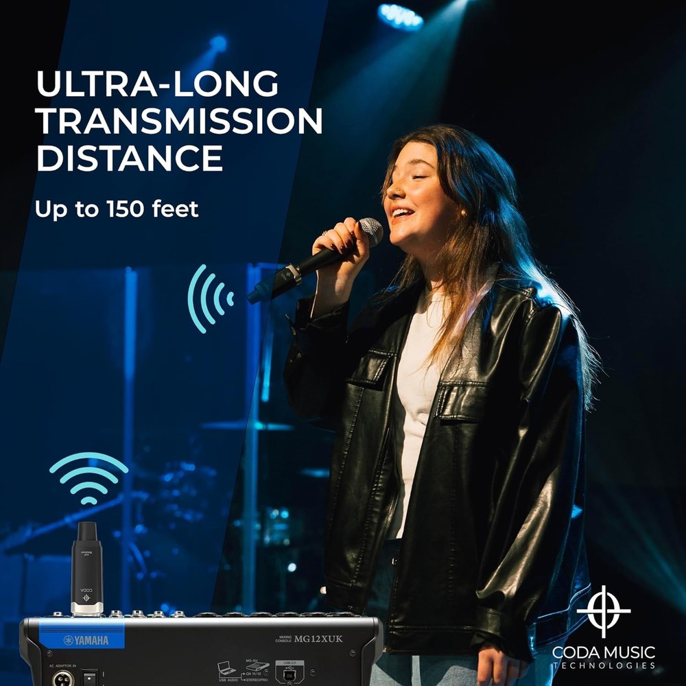AirSync - Multifunctional UHF Wireless XLR Transmitter and Receiver, Wireless...