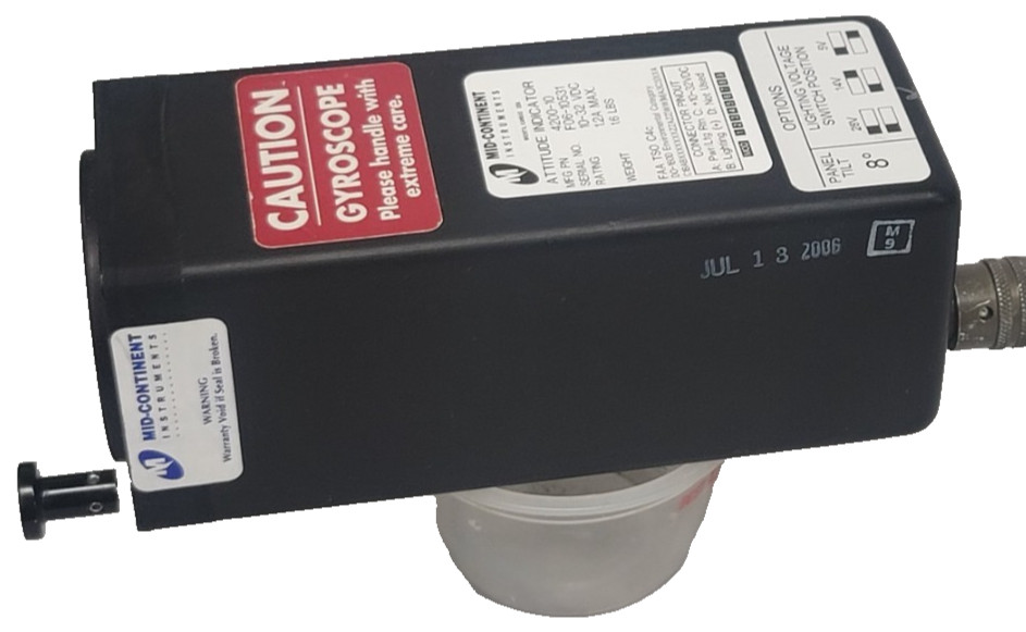 ATTITUDE INDICATOR ELECTRIC, Mid-Continent 4200-10
