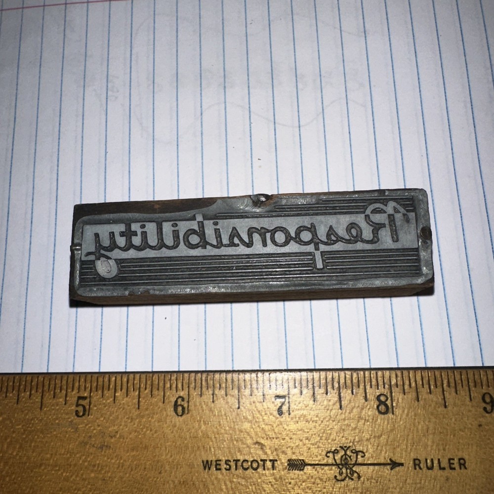 Print Block “ Responsibility “￼