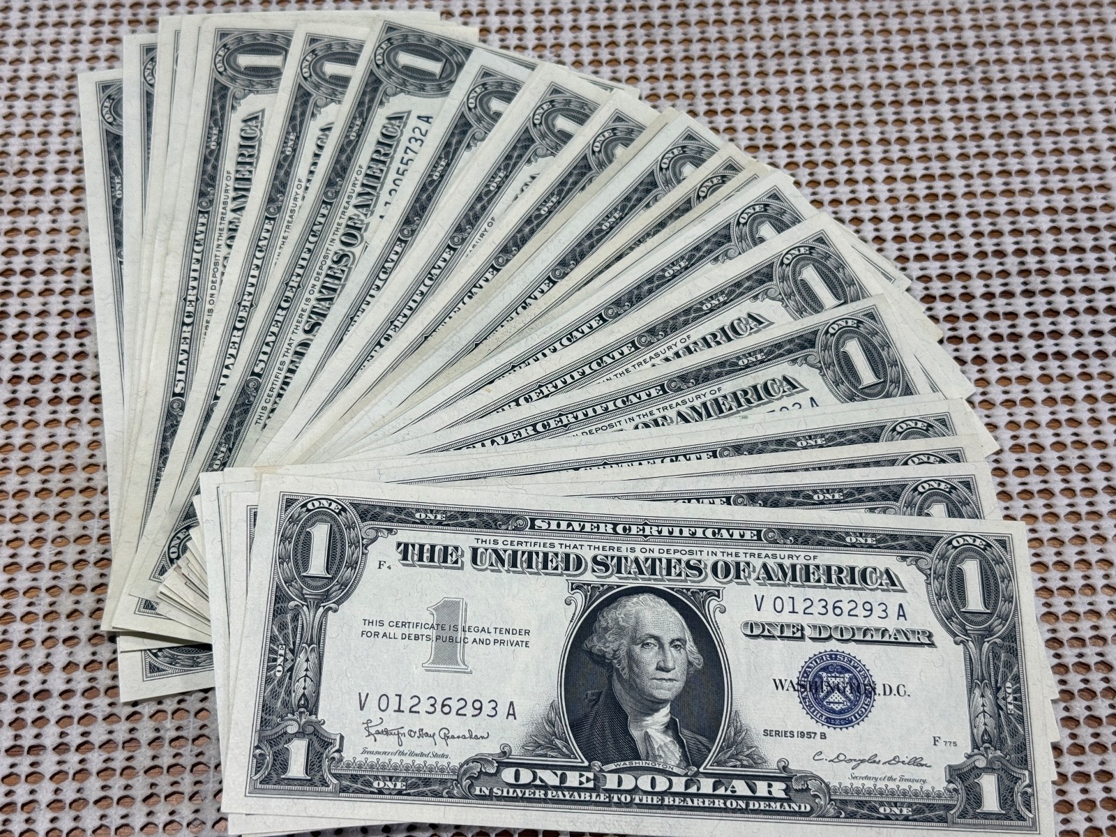 1957 $1 Silver Certificate • CRISP GEM UNCIRCULATED NOTE 💎💵