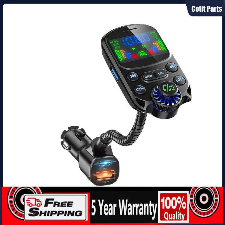 FM transmitter radio MP3 wireless adapter hands-free 3port charger Car Bluetooth