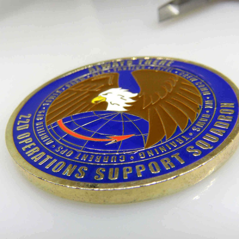 22D OPERATIONS SUPPORT SQUADRON COMMANDER CHALLENGE COIN