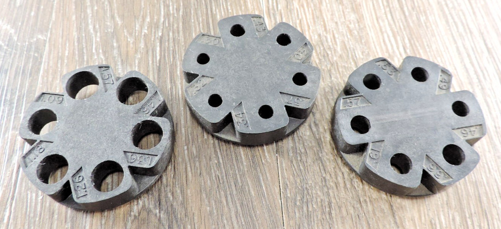 3 Lee Auto Disk Powder Measure Inserts A, B, & D