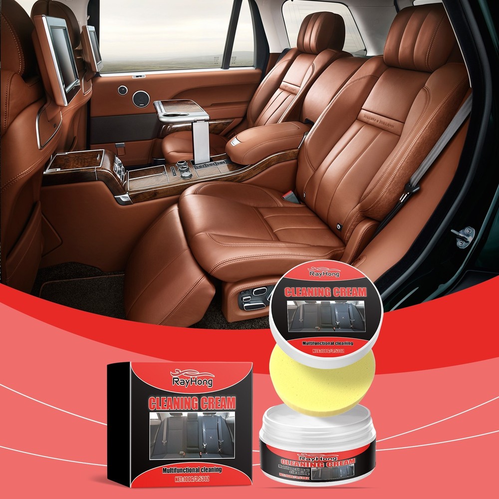 Car interior leather renovation paste
