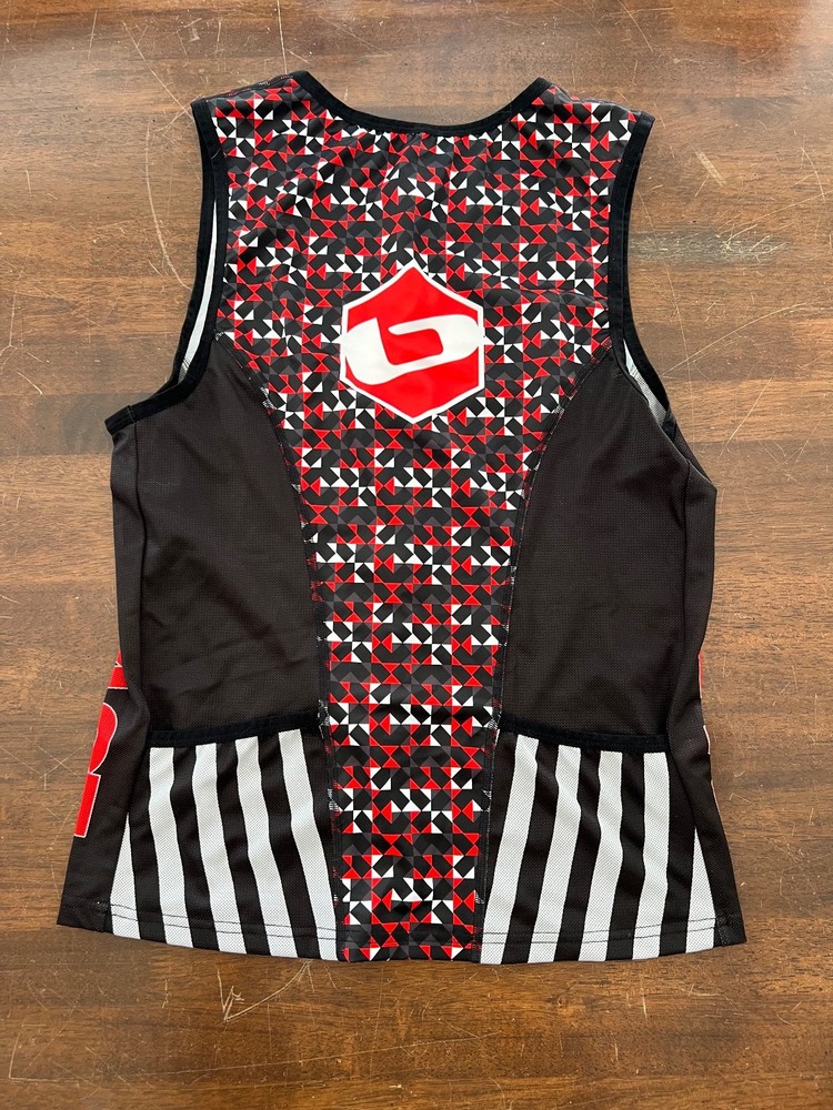 Large Men's Triathlon Top with Two Back Pockets BASE Performance