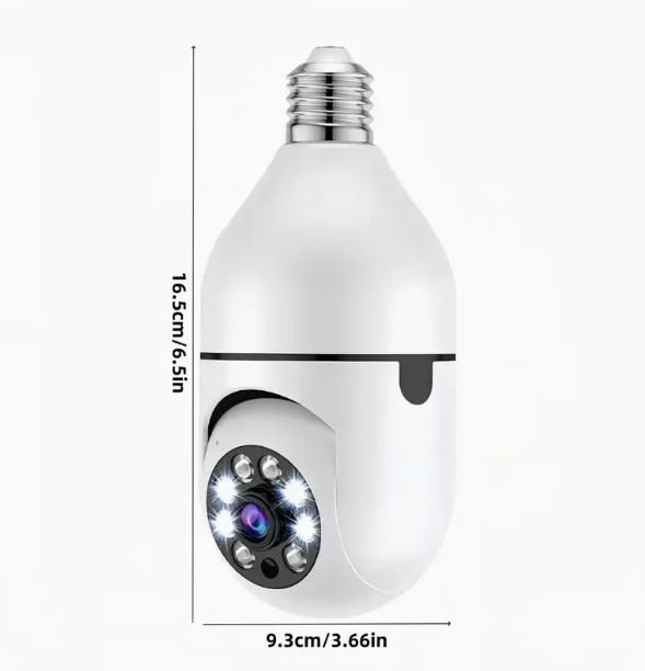 4pcs 4MP Wireless Bulb Security Camera with Two-Way Audio Night Vision