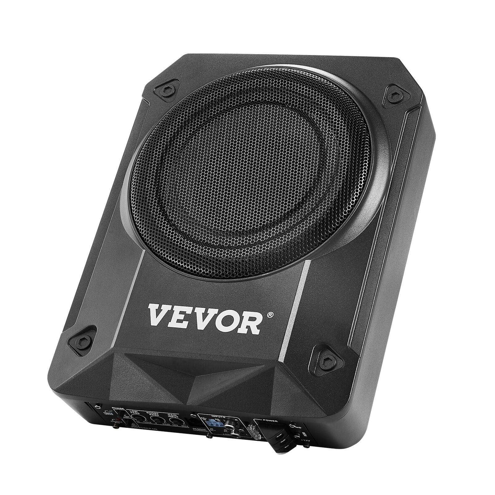 VEVOR 8" 800W Slim Under Seat Car Subwoofer Car/Truck Sub Amp Kit Deep Bass