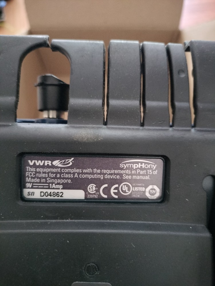 VWR SB80PC sympHony Benchtop pH/ Conductivity Meter