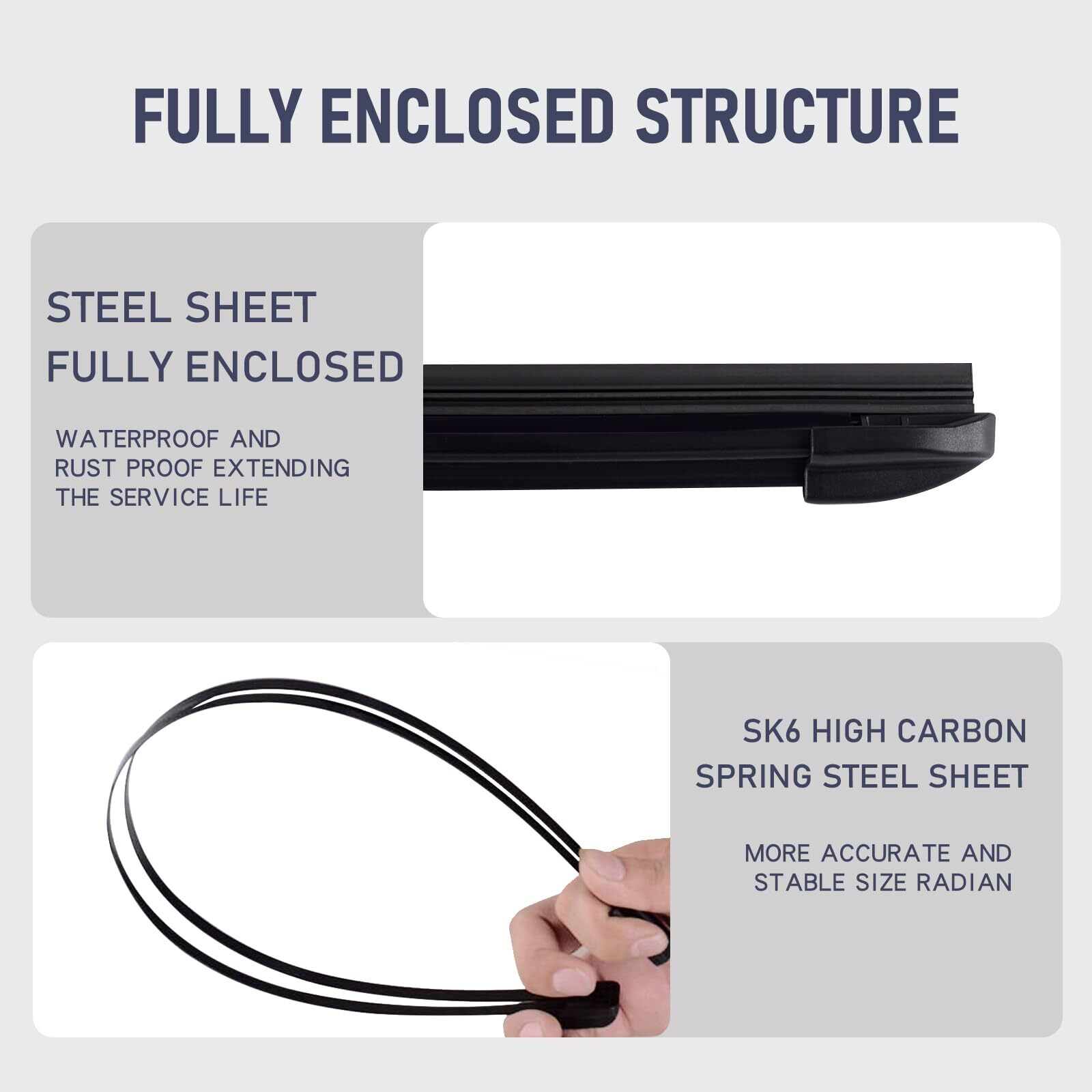 2 Limpia Parabrisas De Carro Delanteros 26 y 16 Pulgadas TOYOTA HONDA HYUNDAI
