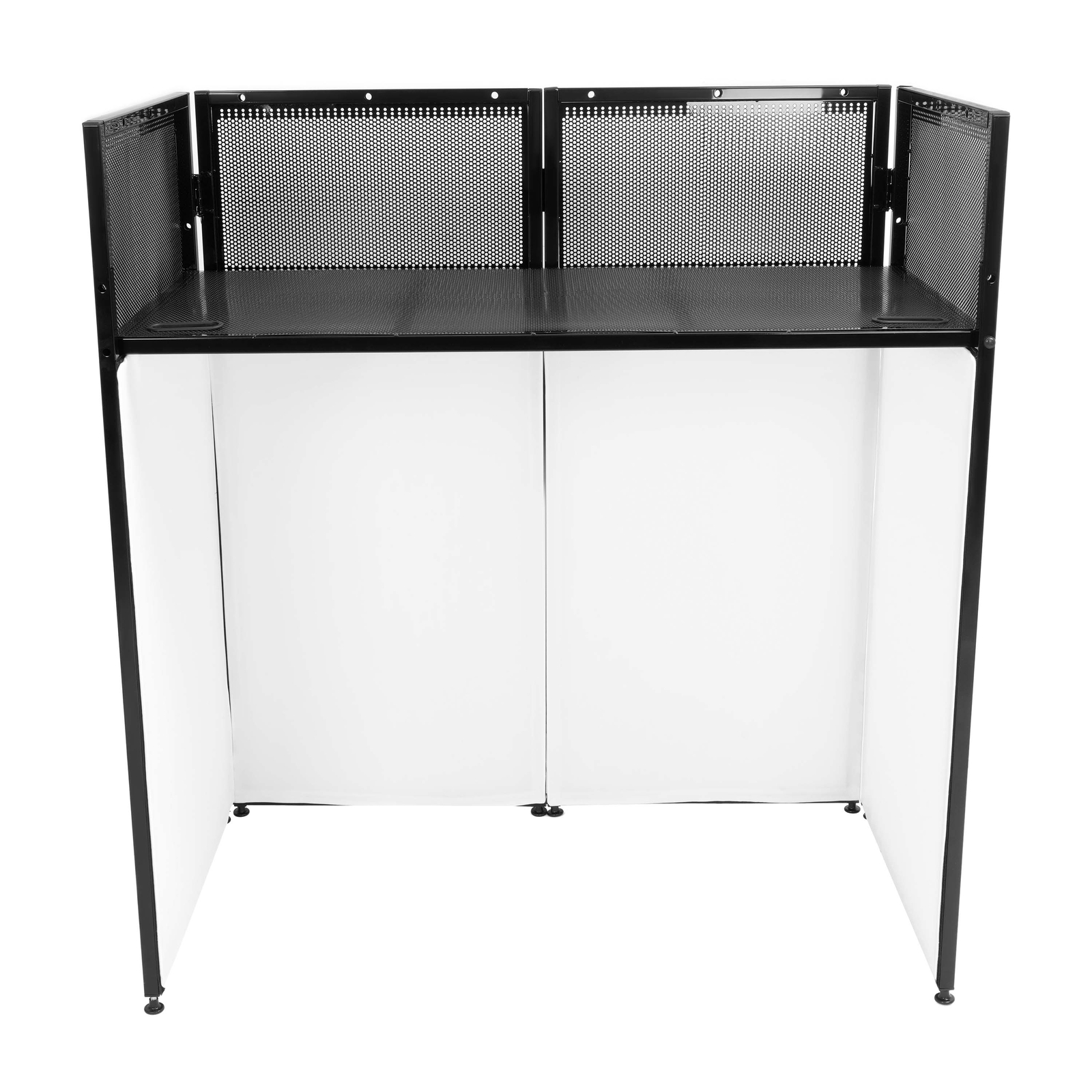 20x40x45" DJ Booth Facade Table Station Event w/Bag Scrims + Foldable Tabletop