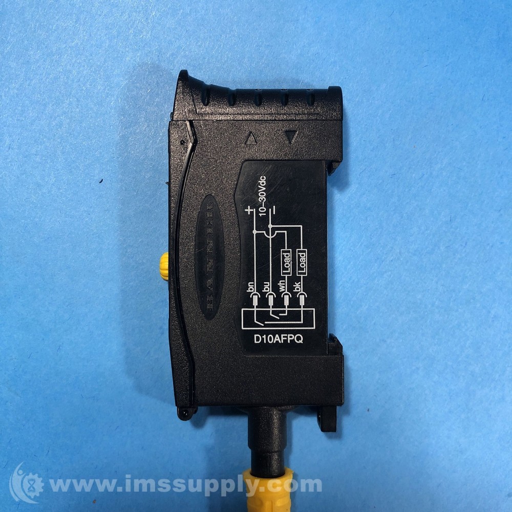 Banner D10AFPQ Fiber Optic Sensor FNIP