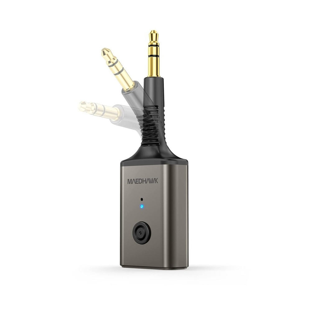 MaedHawk Portable Bluetooth 5.3 Wireless Audio Receiver, Rotatable ... Fast Ship