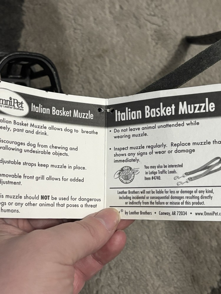 Jack Russell Muzzle Size 4