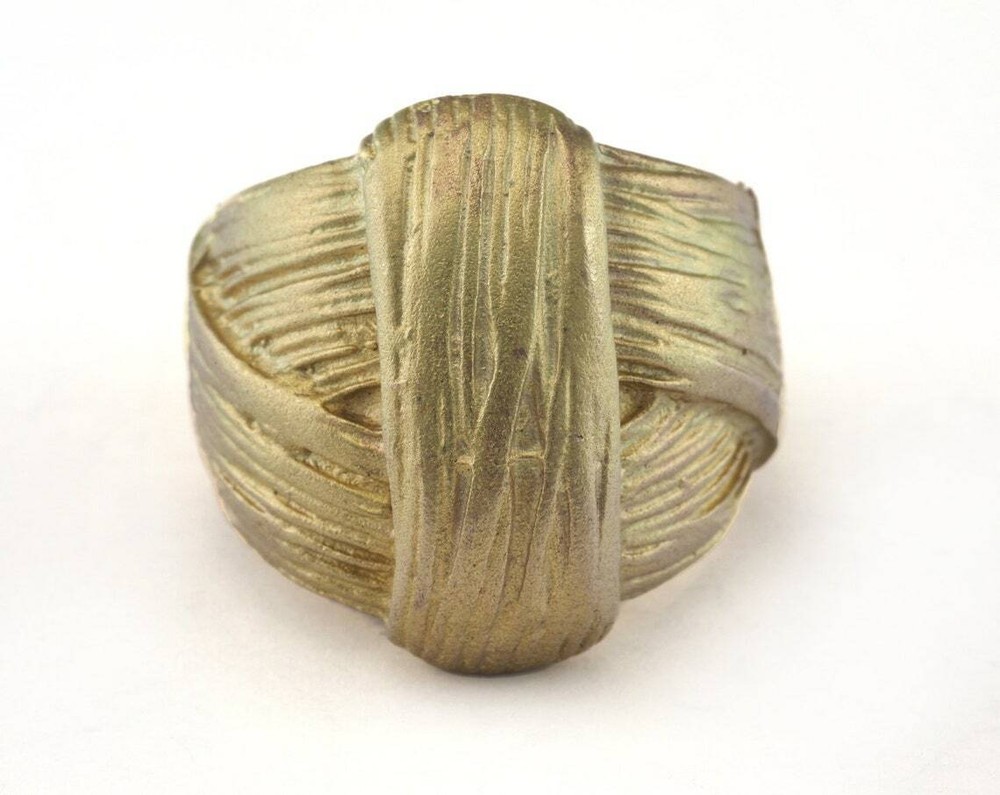 Knot Ring Adjustable Ring Raw brass (19mm 9US inner size) 2727