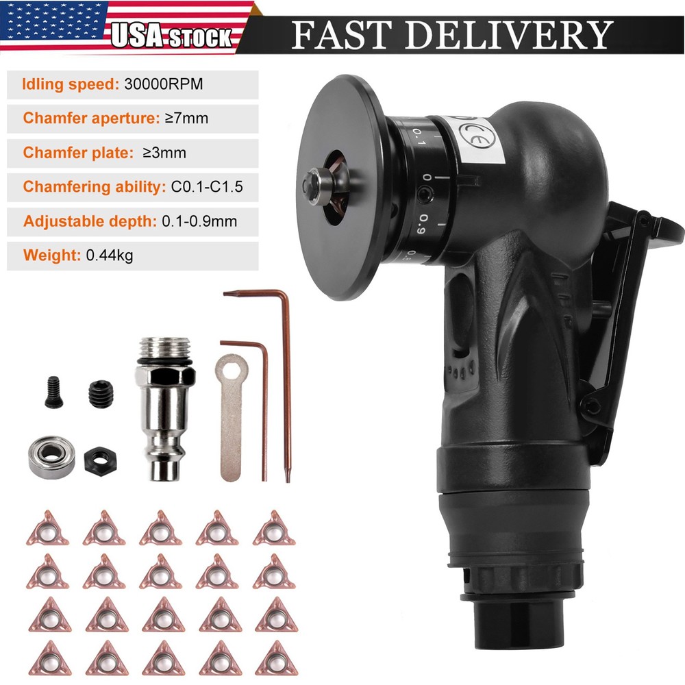 Pneumatic Chamfering Machine Metal Trimming handheld chamfer deburring tool US