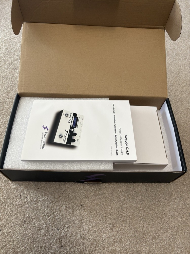 Two Notes Torpedo C.A.B. Professional Speaker Simulator Pedal
