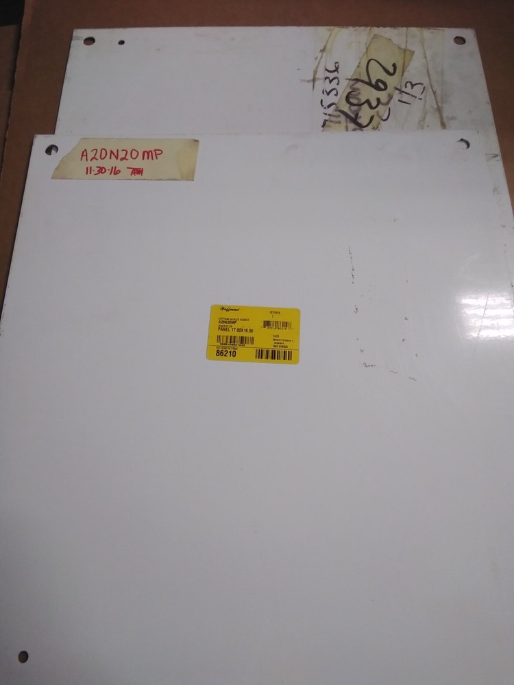 HOFFMAN A20N20MP - Back Panel Panel - All SOLD SEPARATLY