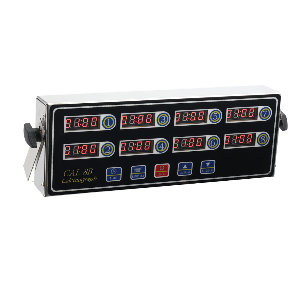 Commercial Countdown Digital Kitchen Timer 8 Channel 110V Kitchen Timing Tools