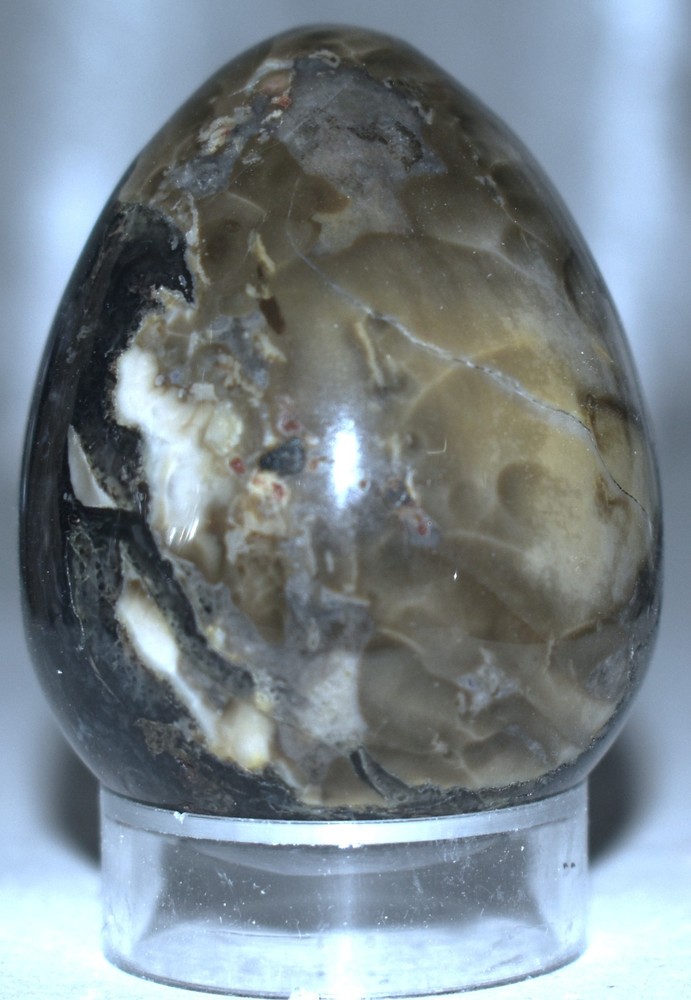 Polychrome Jasper Egg w/Stand 2.18"/130 Grams