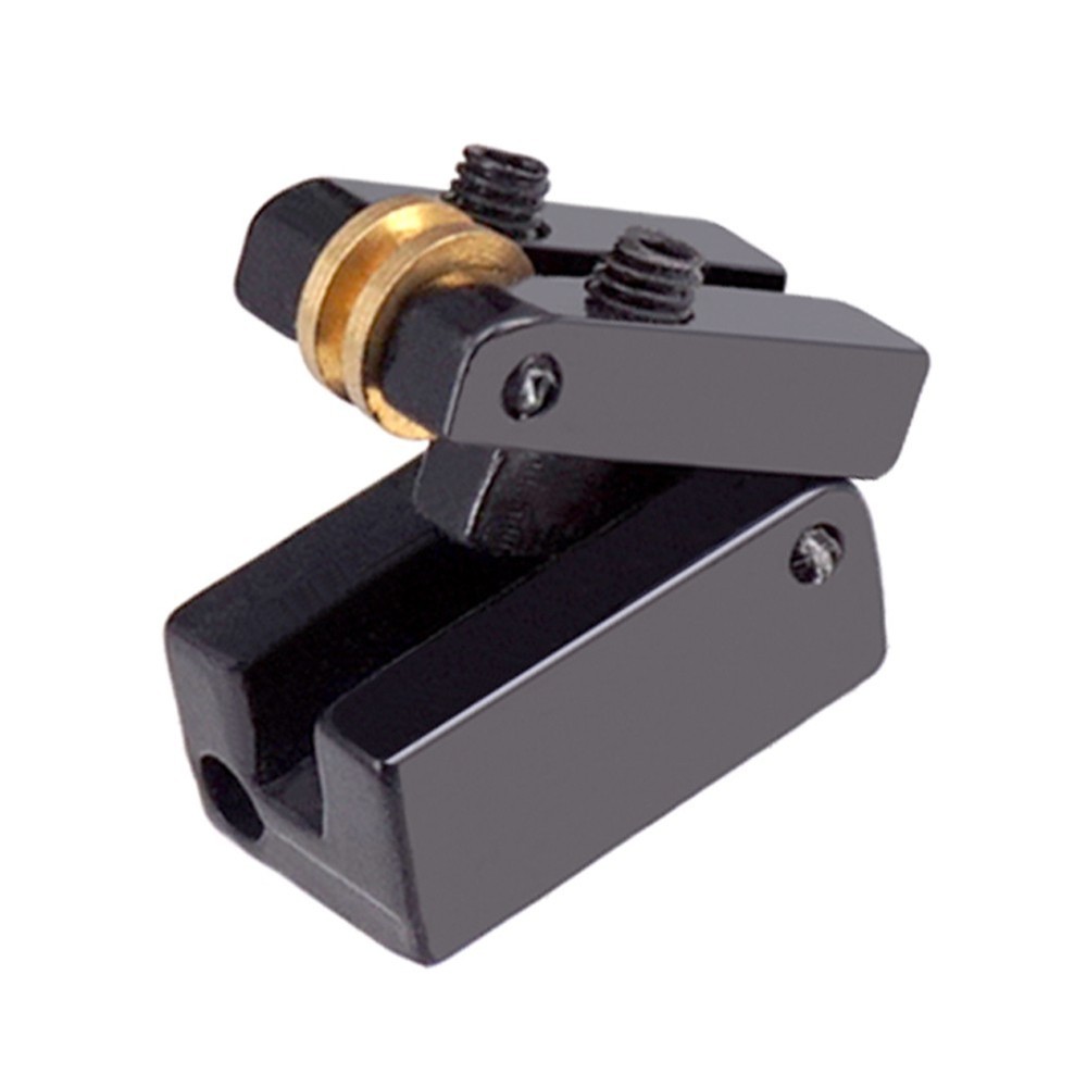 Black Fixed 6 String Guitar Bridge: Easy Install Roller Saddle for Electric