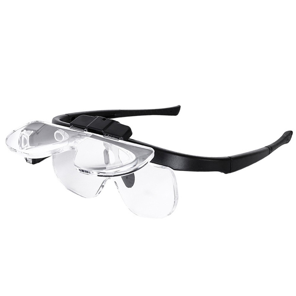 Rechargeable LED Light Magnifying Glass Adjusting Magnifier Loop With Lens