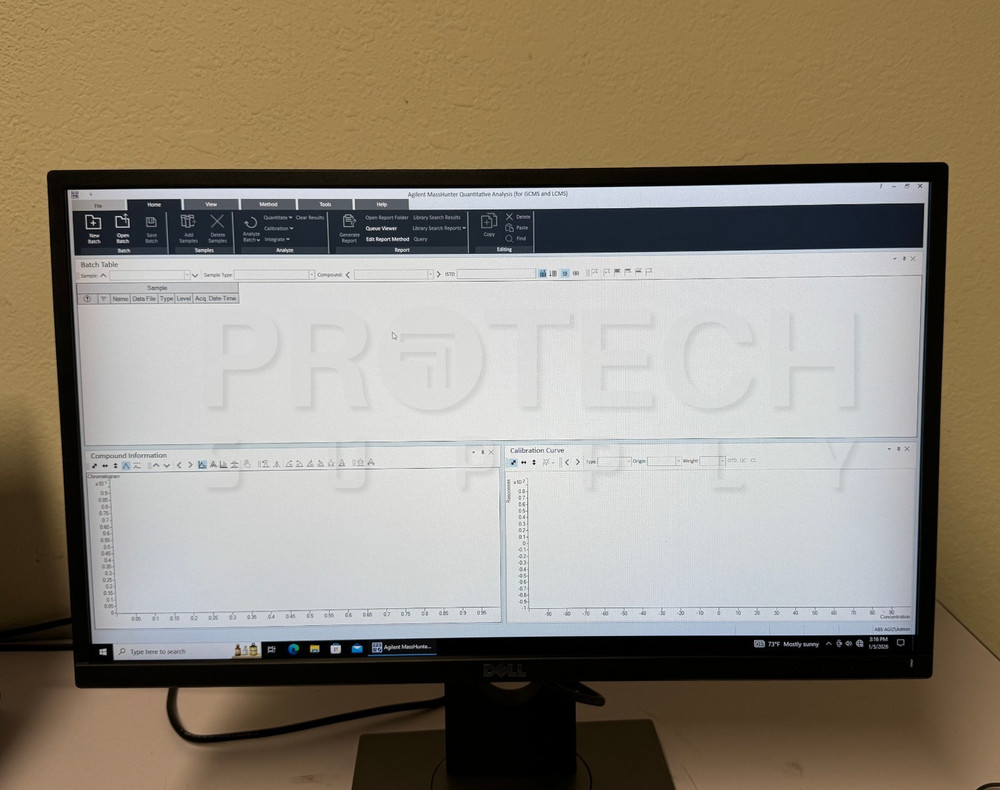 Agilent MassHunter Workstation Qualitative Analysis Software Loaded PC